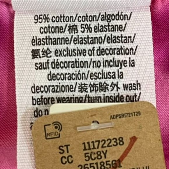 PINK Victoria's Secret NWT T-Shirt Dress Pink Tie Dye Size XL Ruched Sides - Picture 11 of 12